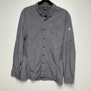 Kuhl Men's Gray Button-Up Shirt